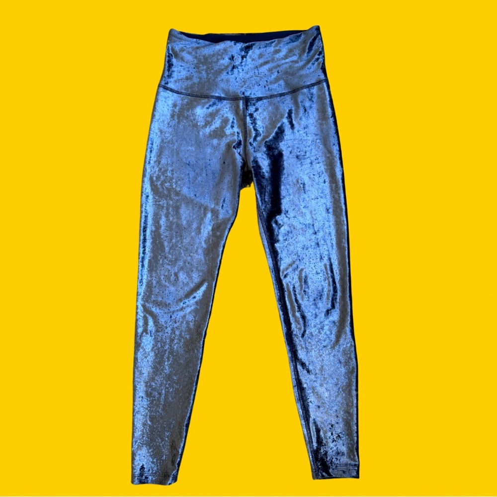 Beyond Yoga Metallic Crushed Velvet Legging